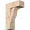 Ekena Millwork Funston Block Smooth Bracket w/ Offset Brace, Douglas Fir, 7 1/2"W x 18"D x 26"H BKT0806X18X26FST05SDF - alternate 1